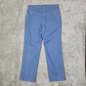 Wrangler Jeans Mens 34x30 (Fits 32x30) Blue Regular Fit Classic Western 85498LB